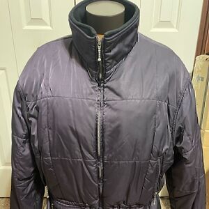 Eddie Bauer Womens Large Dark Purple Insulated Winter Jacket